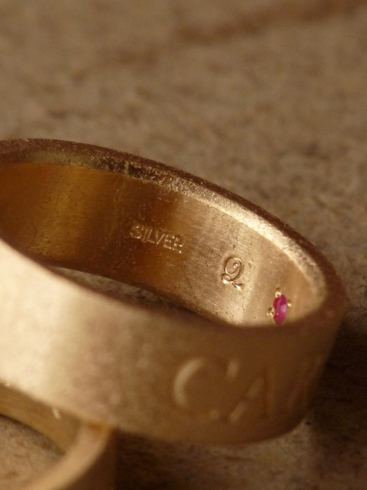 QSO16 Carpe Diem Ring Gold Plating Custom