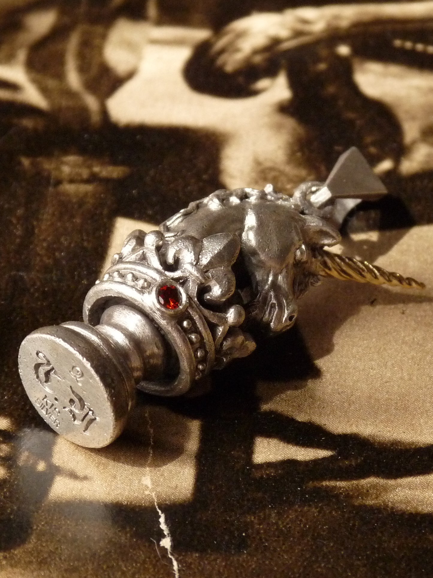QSO25 Cavalier Pendant Unicorn Custom
