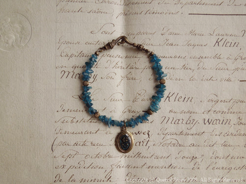 QB03B Lilly Beads Bracelet Brass ver.