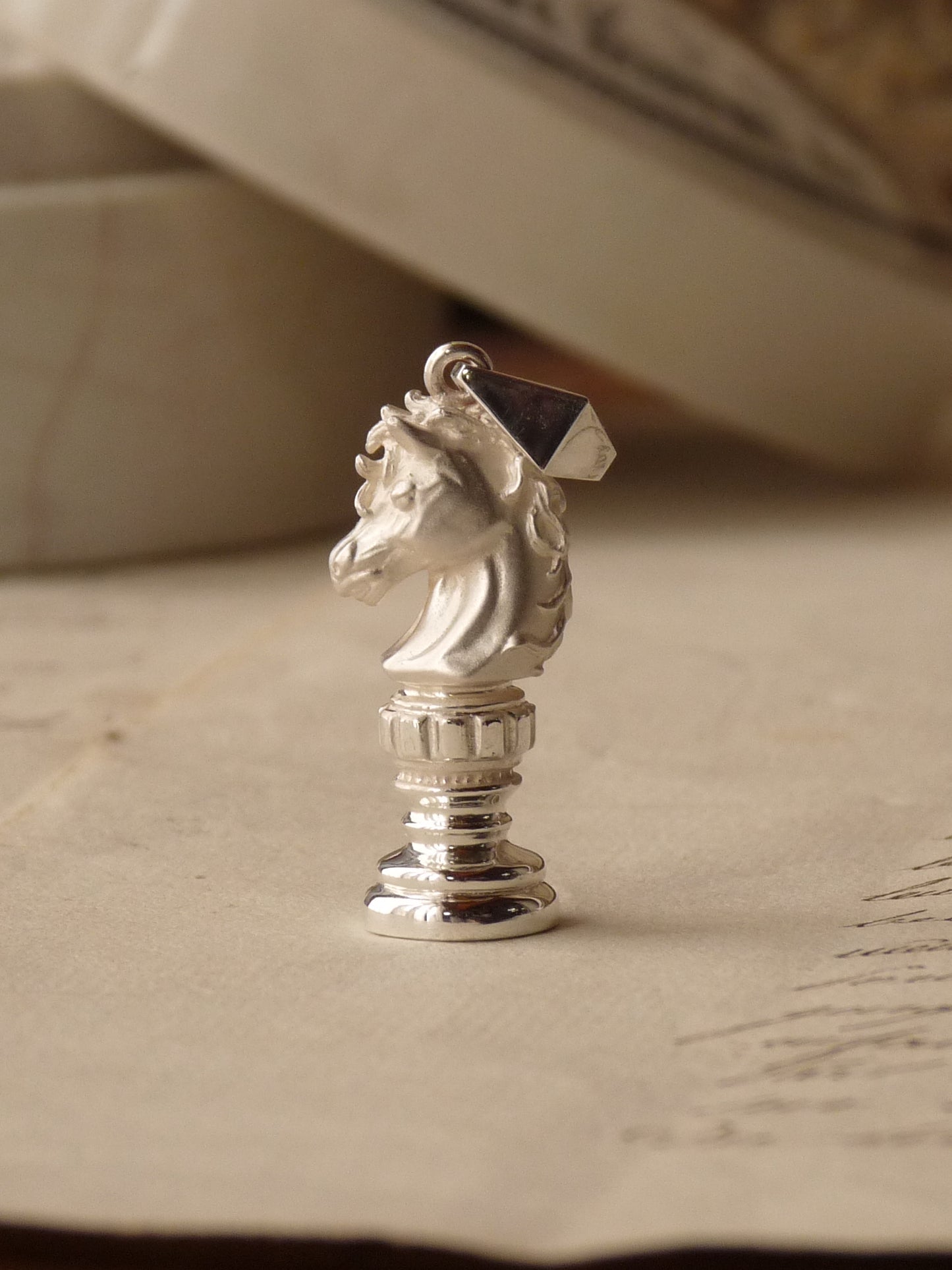 QSO21 Cavalier Pendant Combined Polish Custom