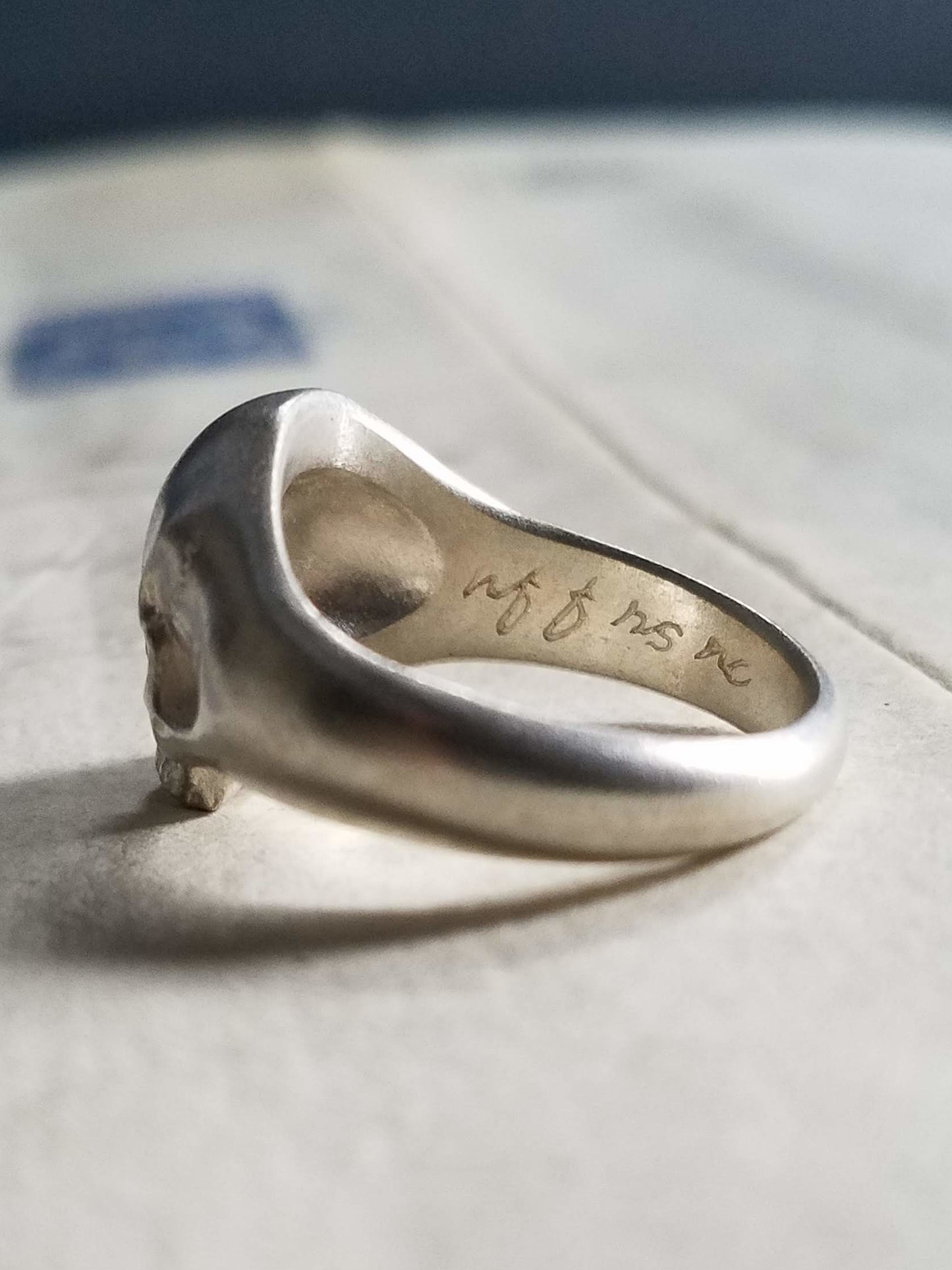 QSO102 Mini Thanatos Ring Topaz Custom