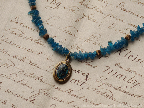 QB03B Lilly Beads Bracelet Brass ver.