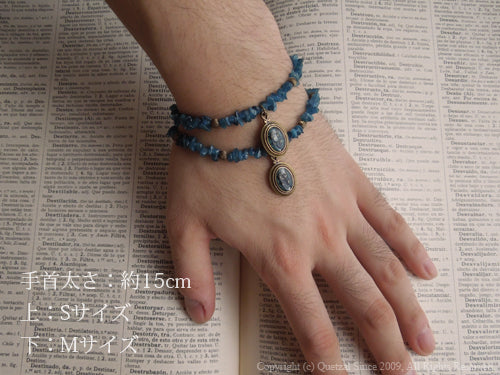 QB03B Lilly Beads Bracelet Brass ver.