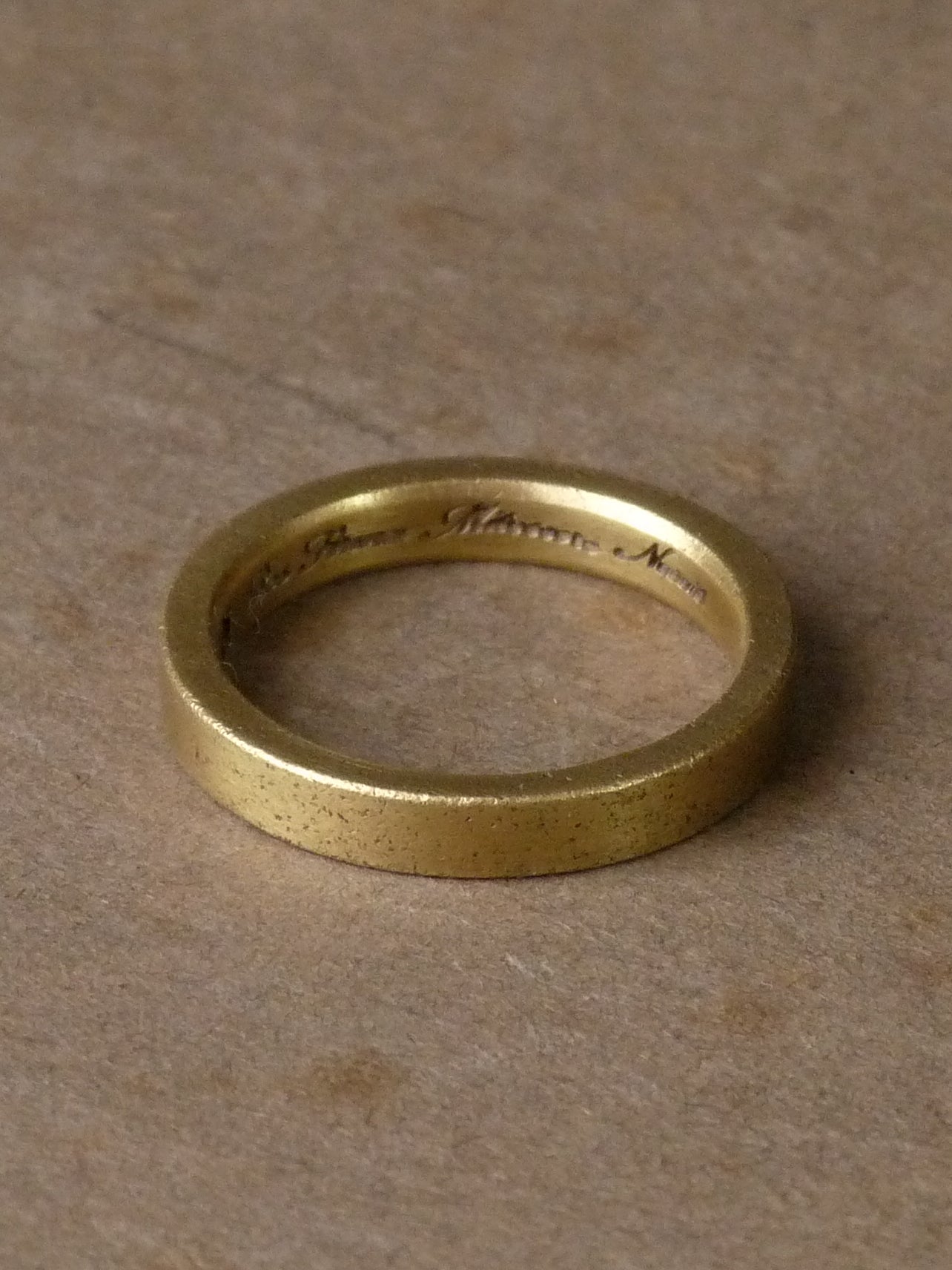 QSO43 Flat Ring Brass Custom
