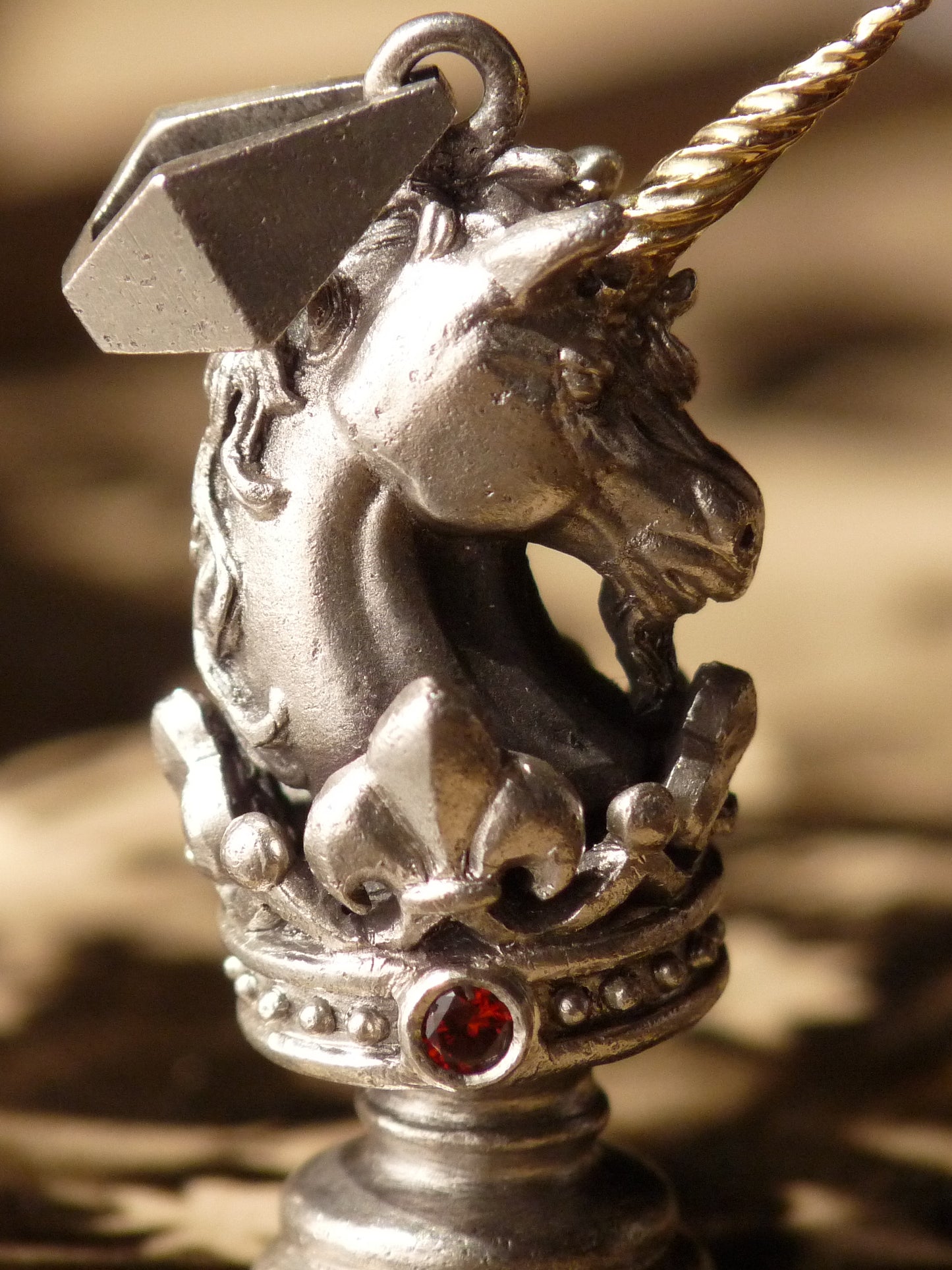 QSO25 Cavalier Pendant Unicorn Custom
