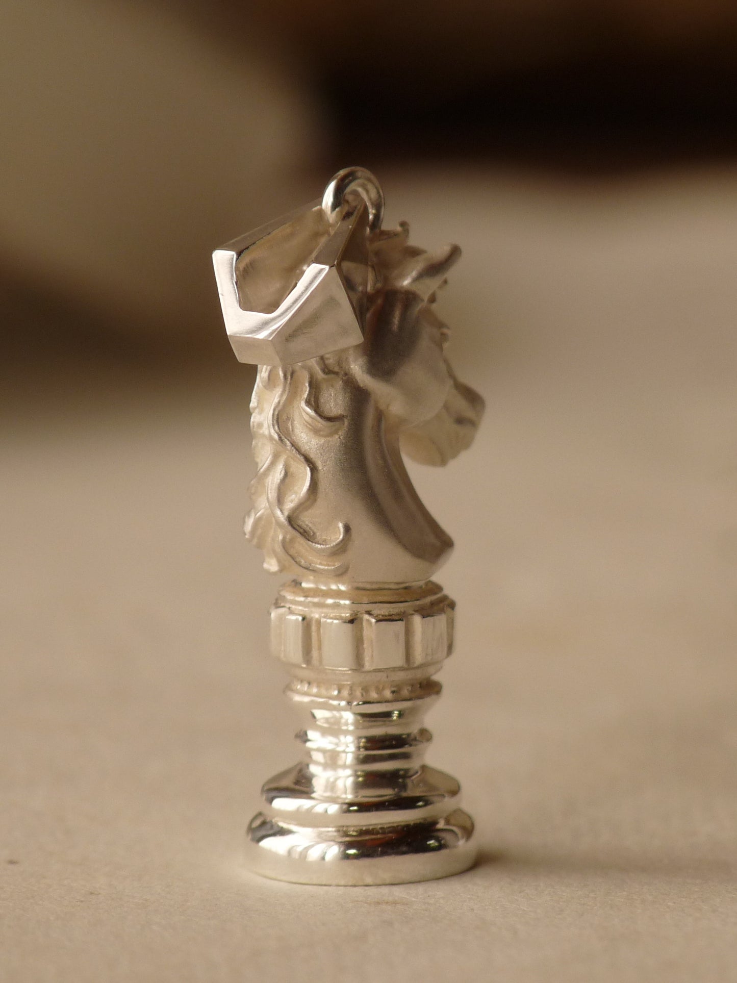 QSO21 Cavalier Pendant Combined Polish Custom