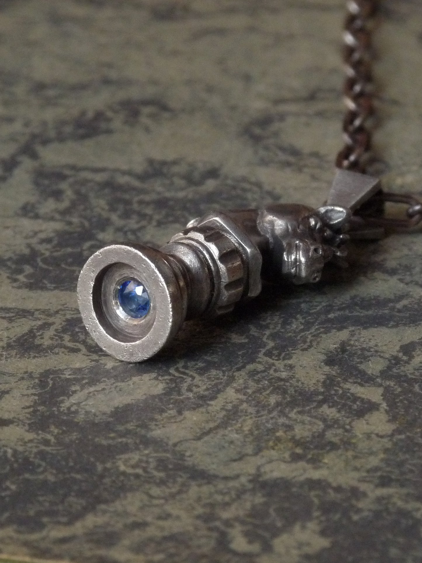 QSO22 Cavalier Pendant Stone Custom