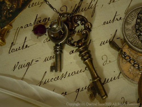 QN08 Brocante Key Necklace G