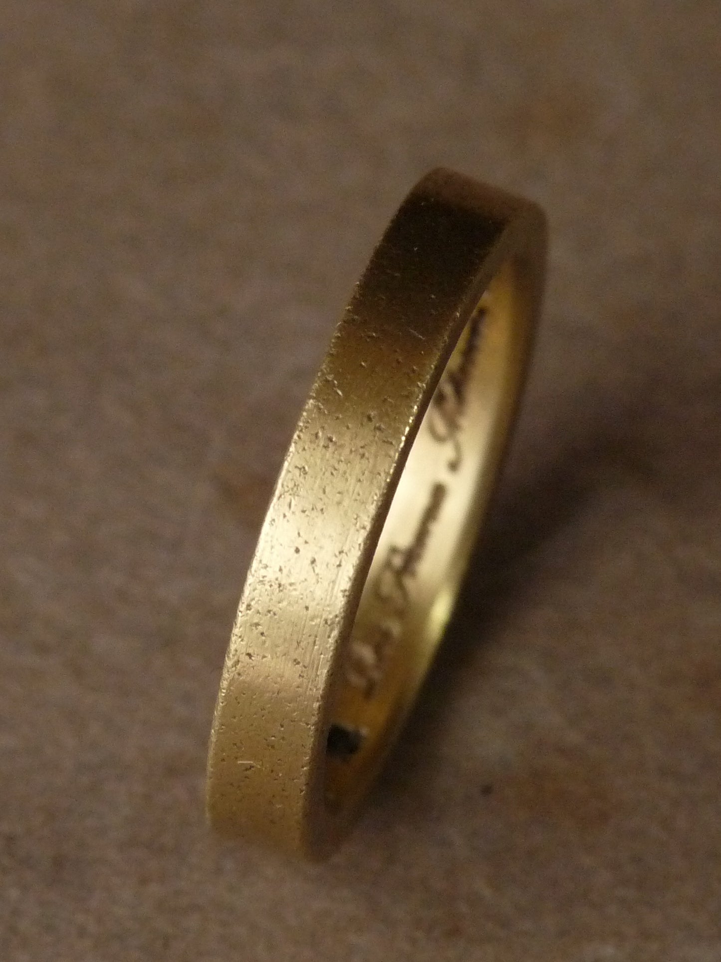 QSO43 Flat Ring Brass Custom