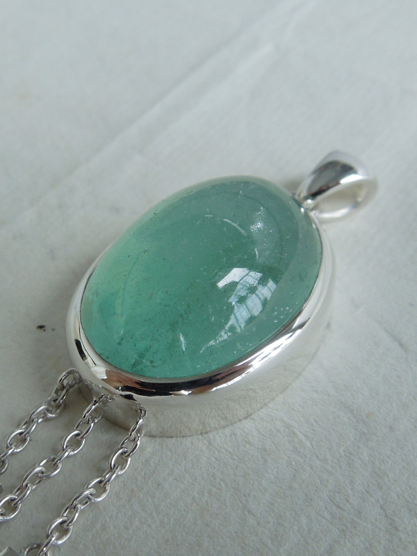 QFO004 Aquamarine Pendant
