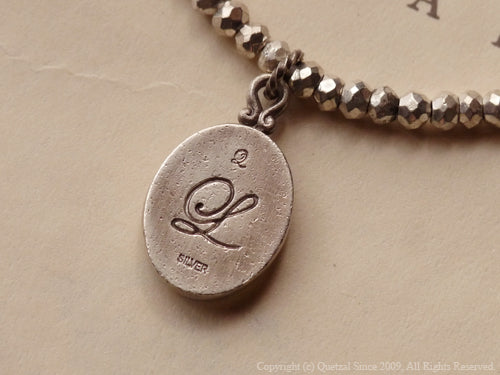 QB04S Rose Beads Bracelet Silver ver.