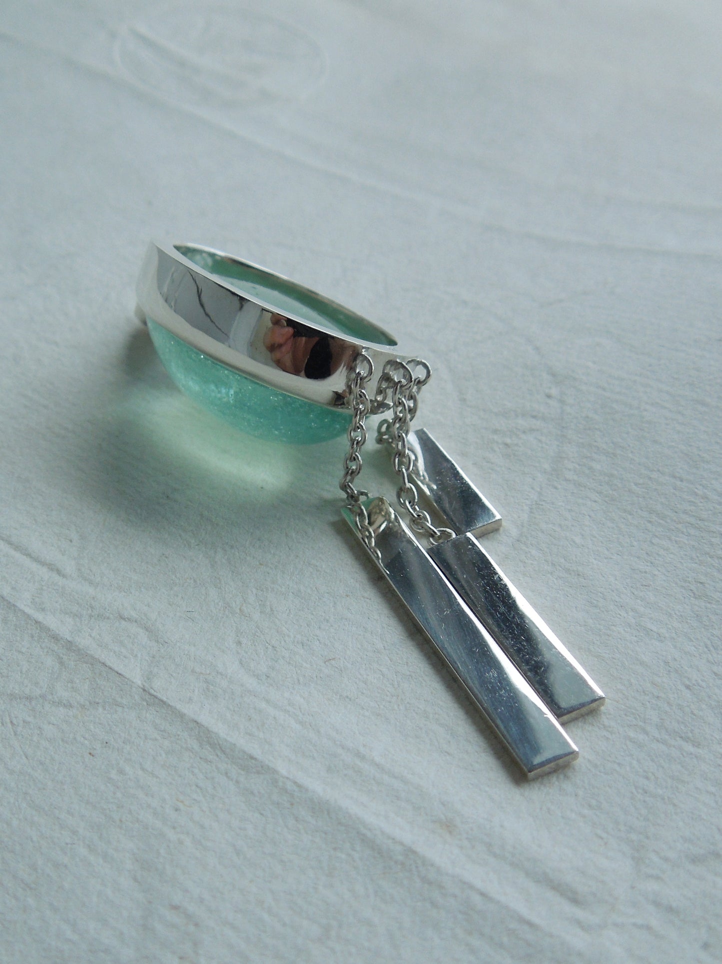 QFO004 Aquamarine Pendant