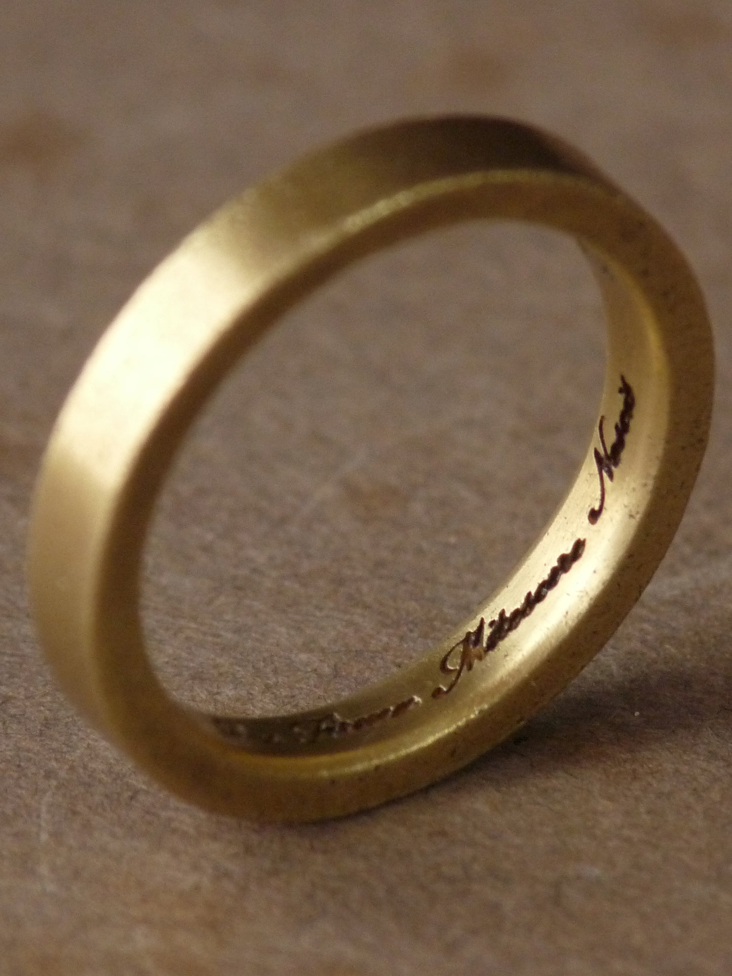 QSO43 Flat Ring Brass Custom