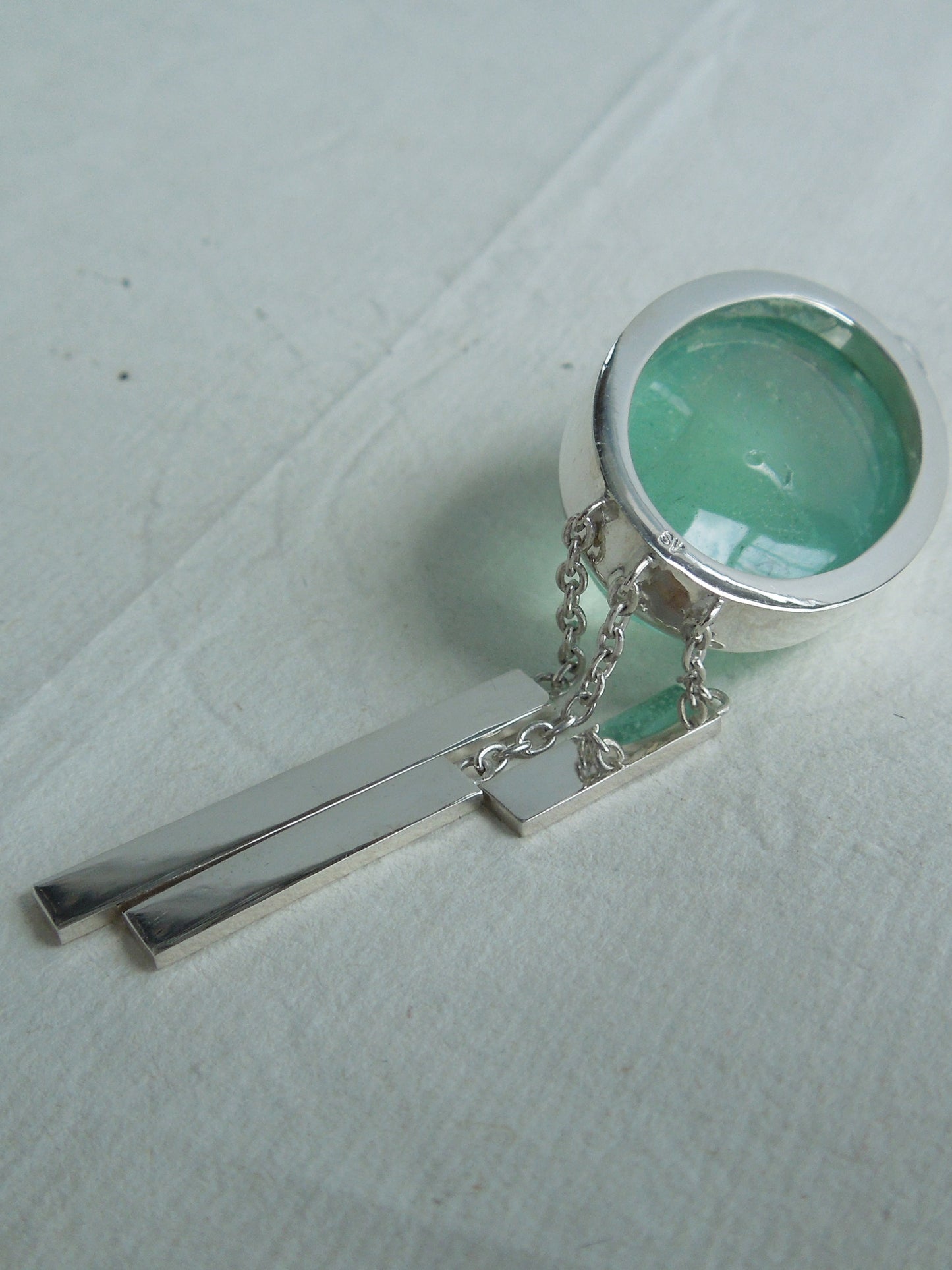 QFO004 Aquamarine Pendant