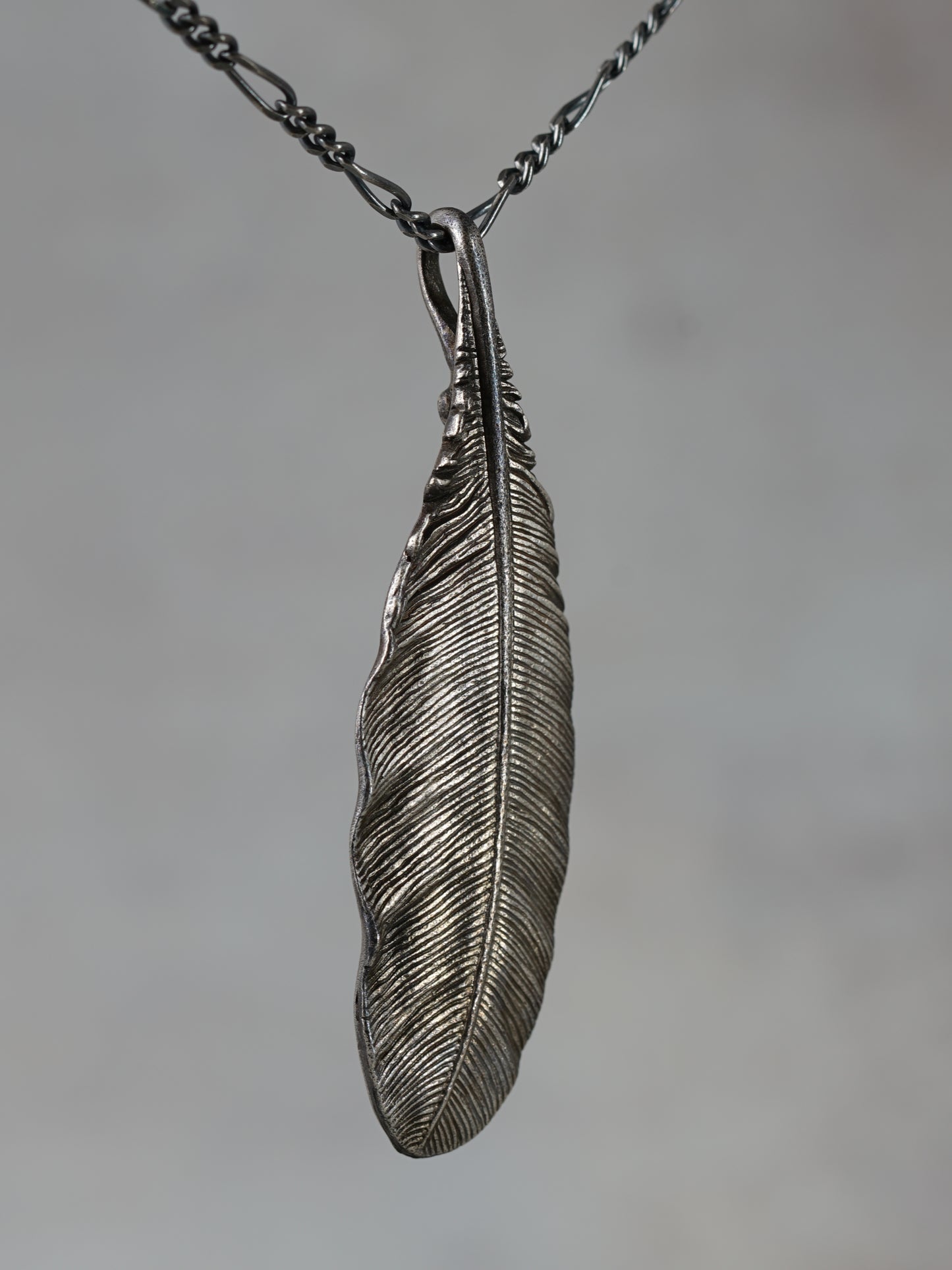 QN31A Feather Pendant A Antique ver.