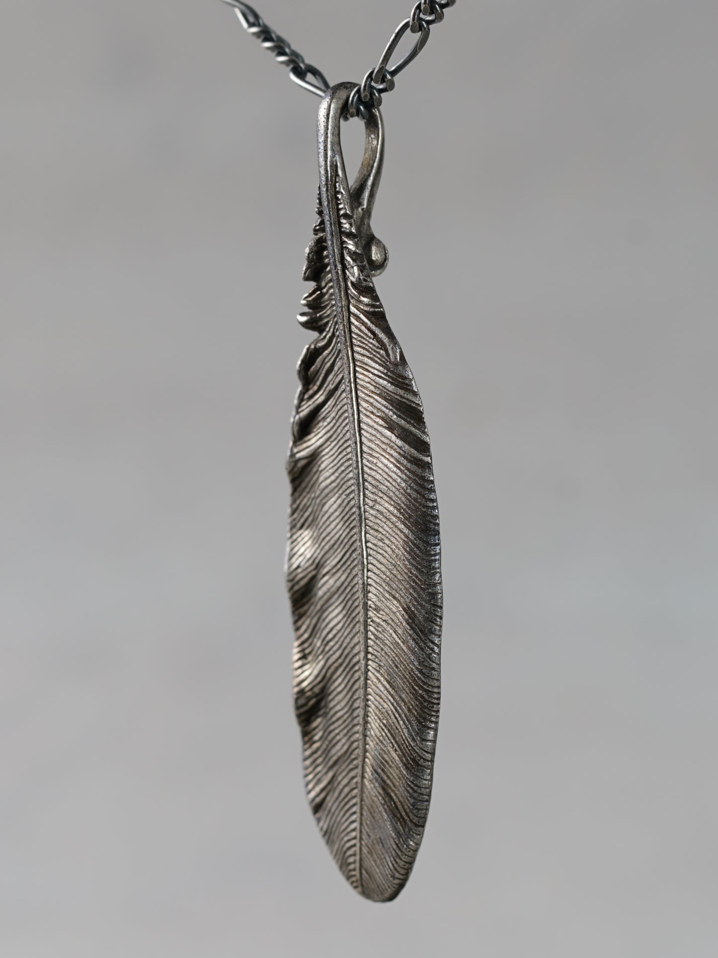 QN31A Feather Pendant A Antique ver.