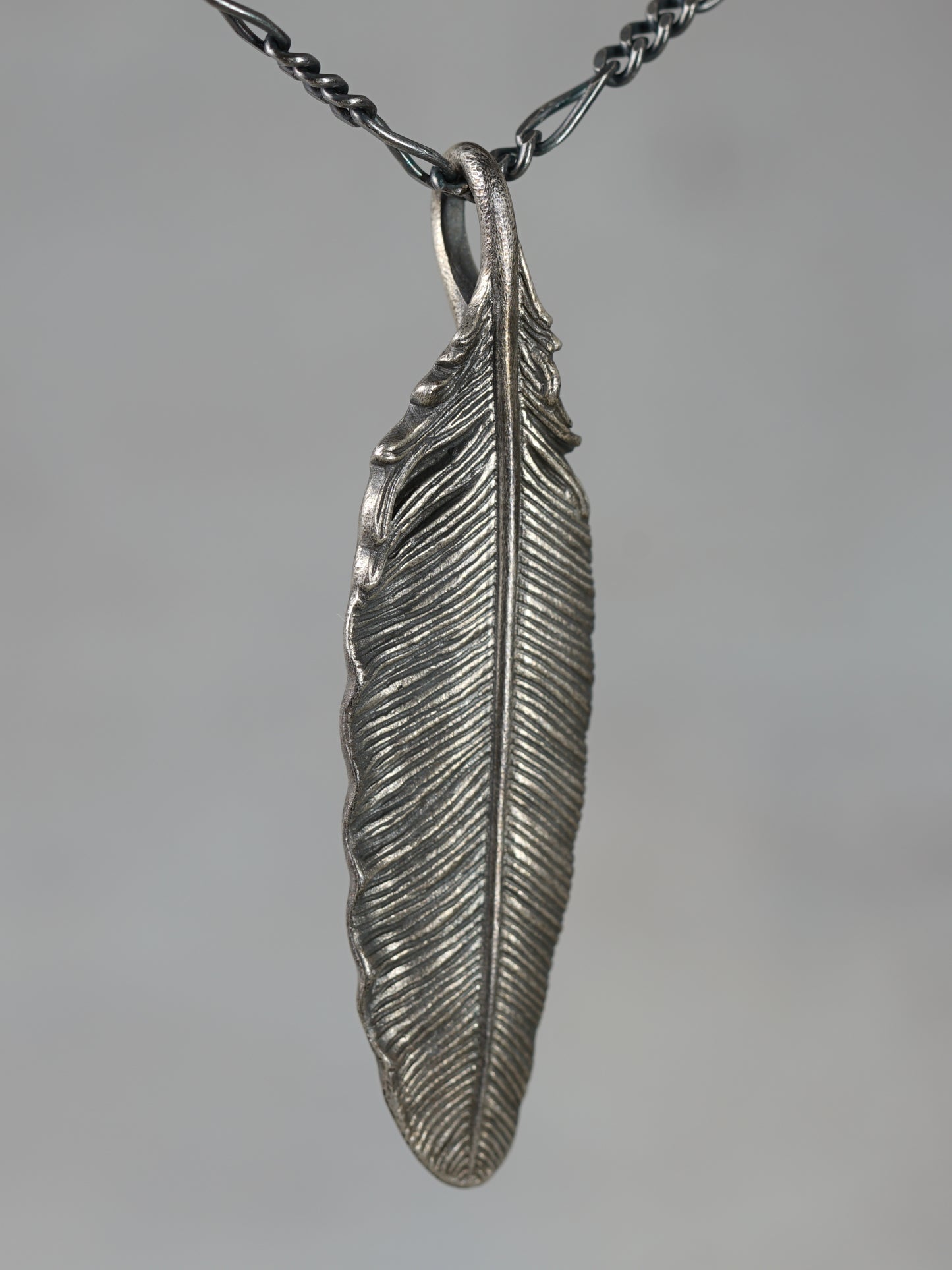 QN32A Feather Pendant B Antique ver.
