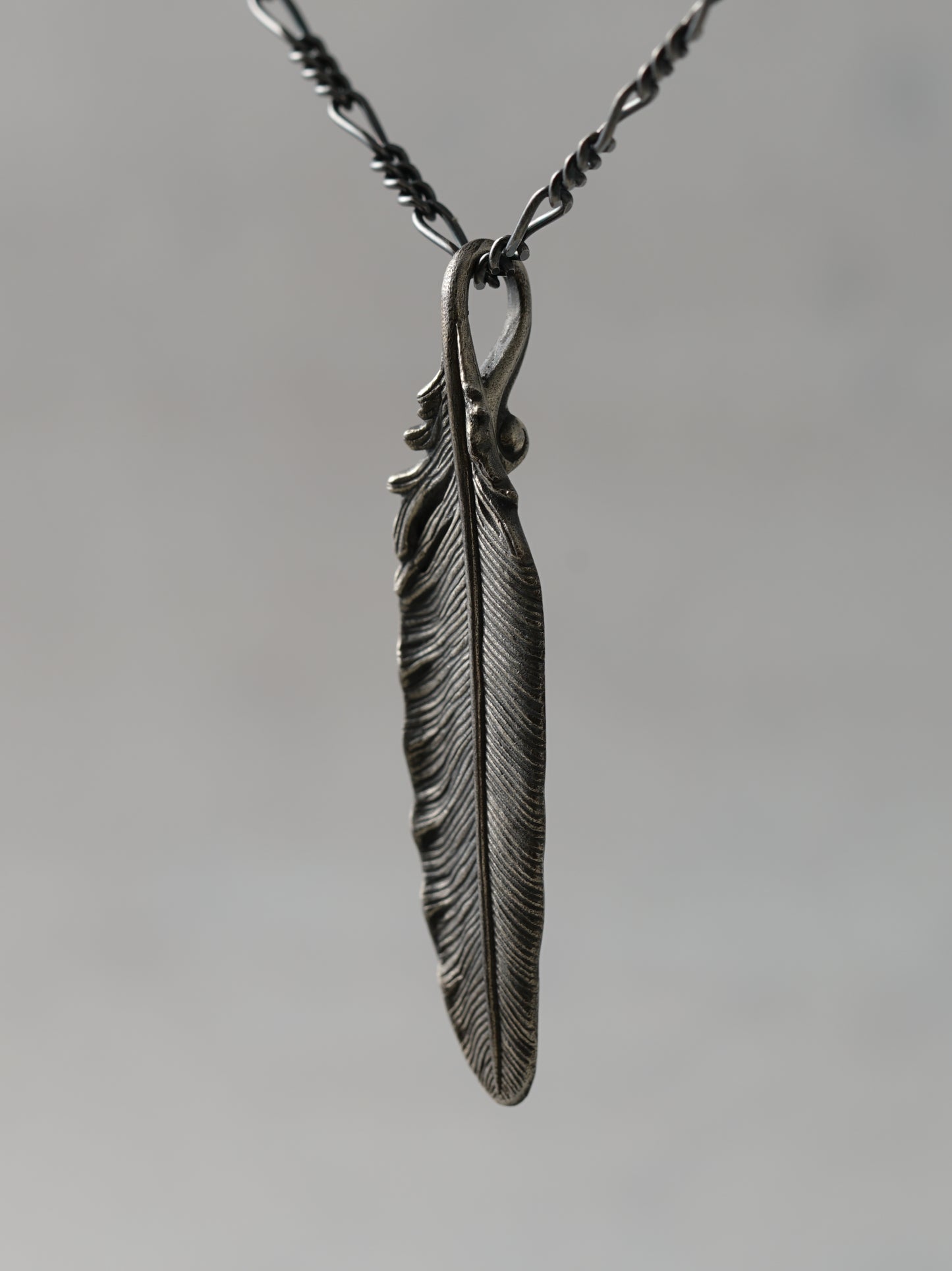 QN32A Feather Pendant B Antique ver.