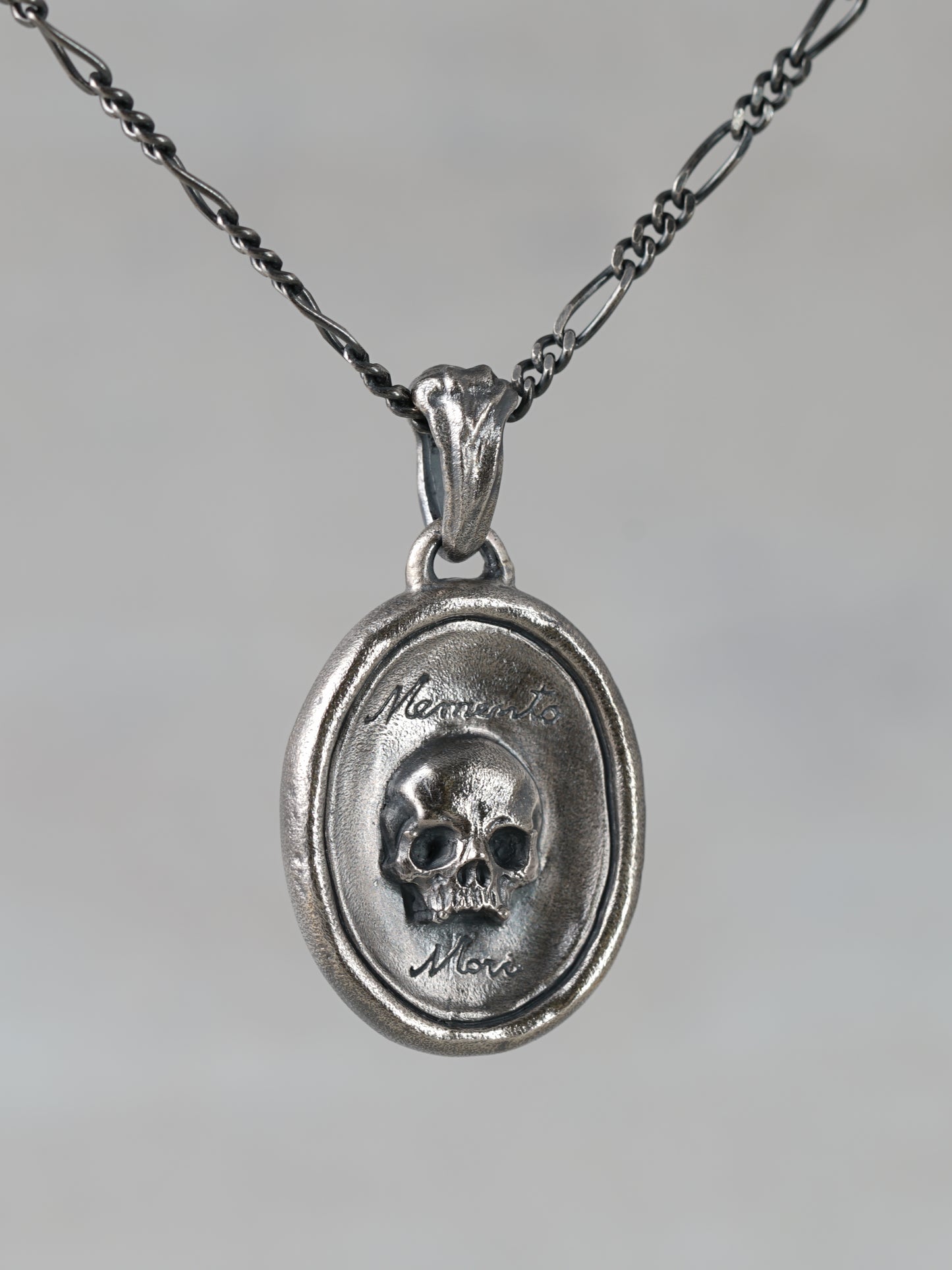 QN34A Memento Mori Skull Pendant Antique ver.