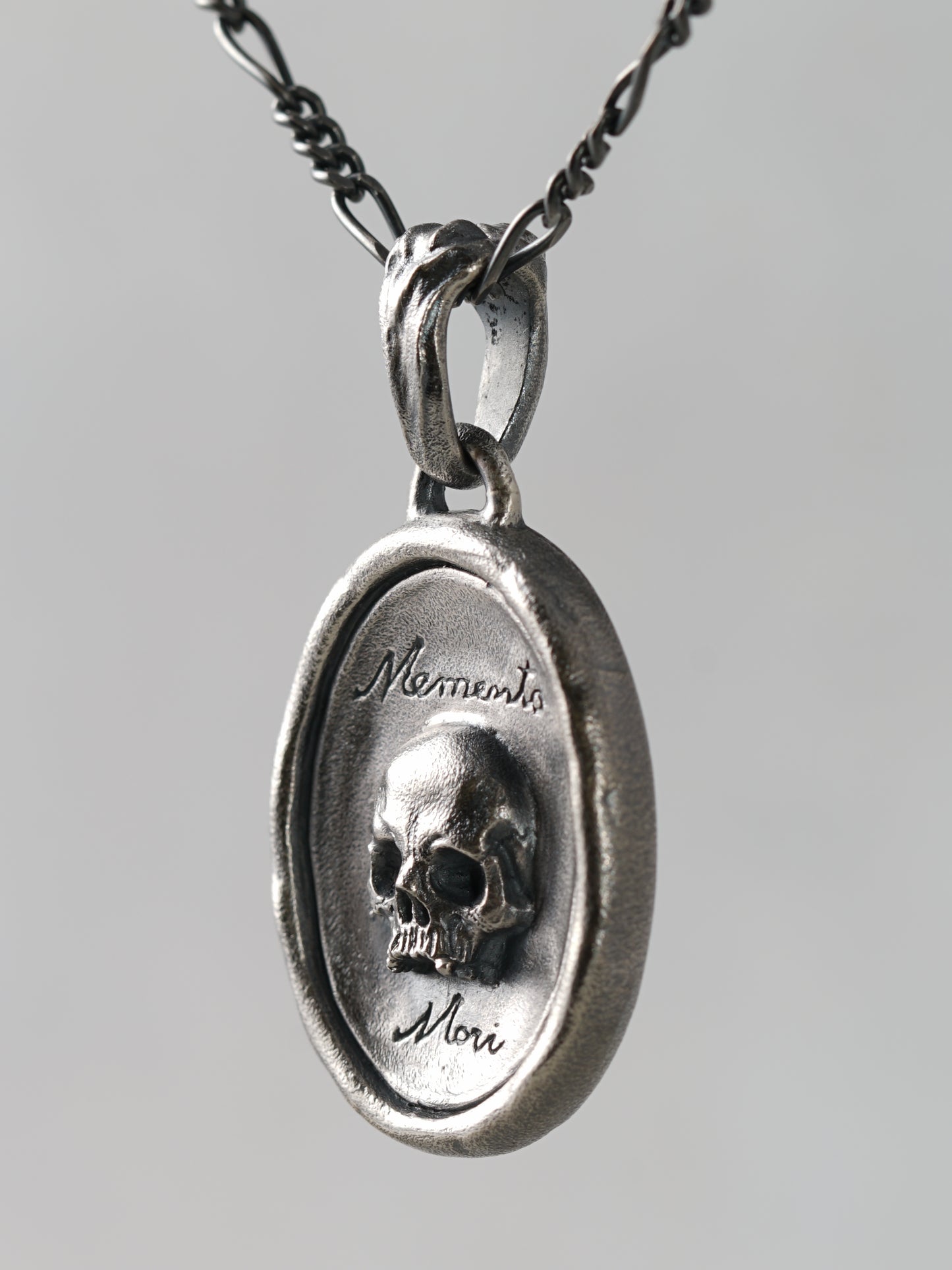 QN34A Memento Mori Skull Pendant Antique ver.
