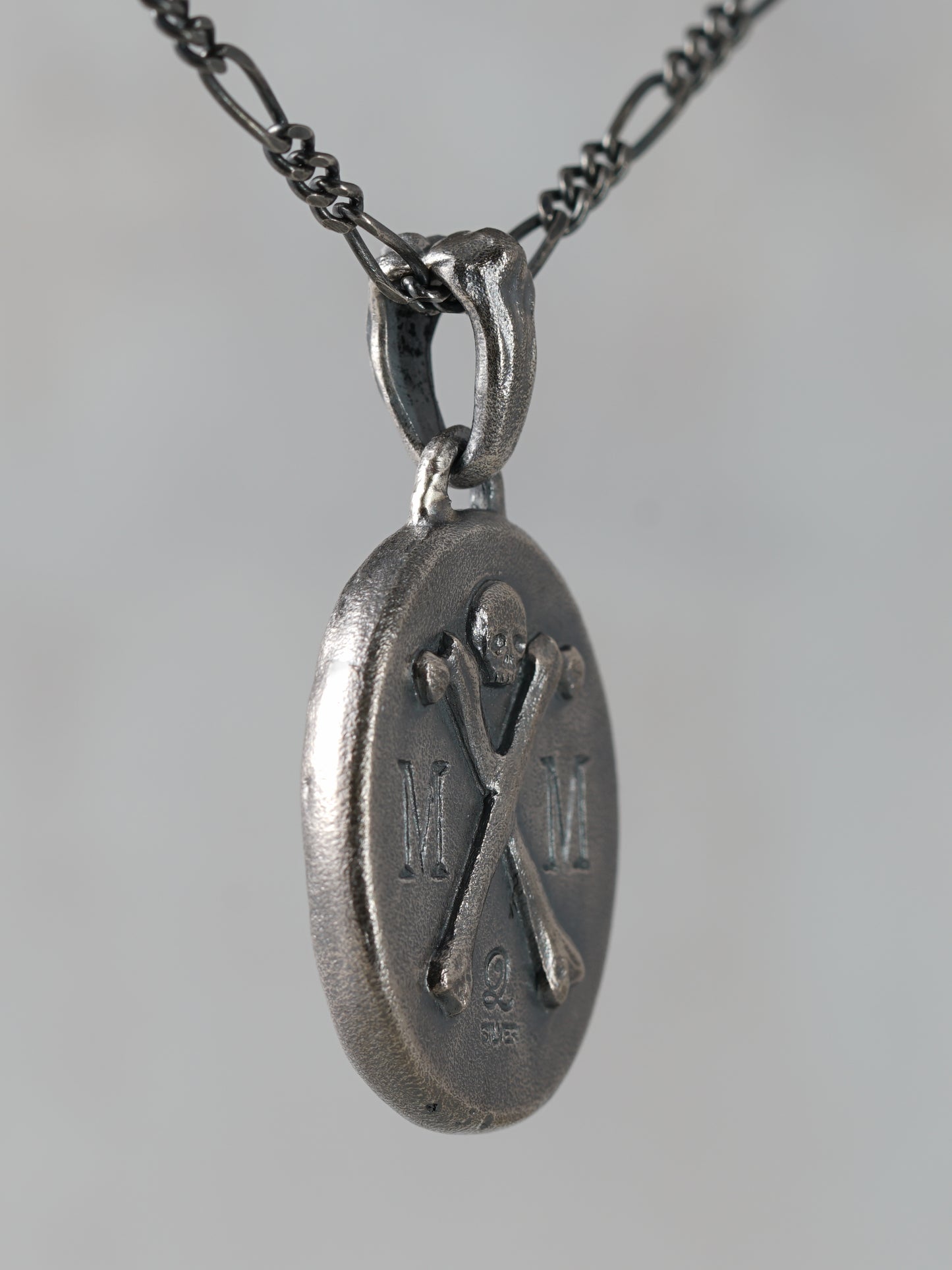 QN34A Memento Mori Skull Pendant Antique ver.