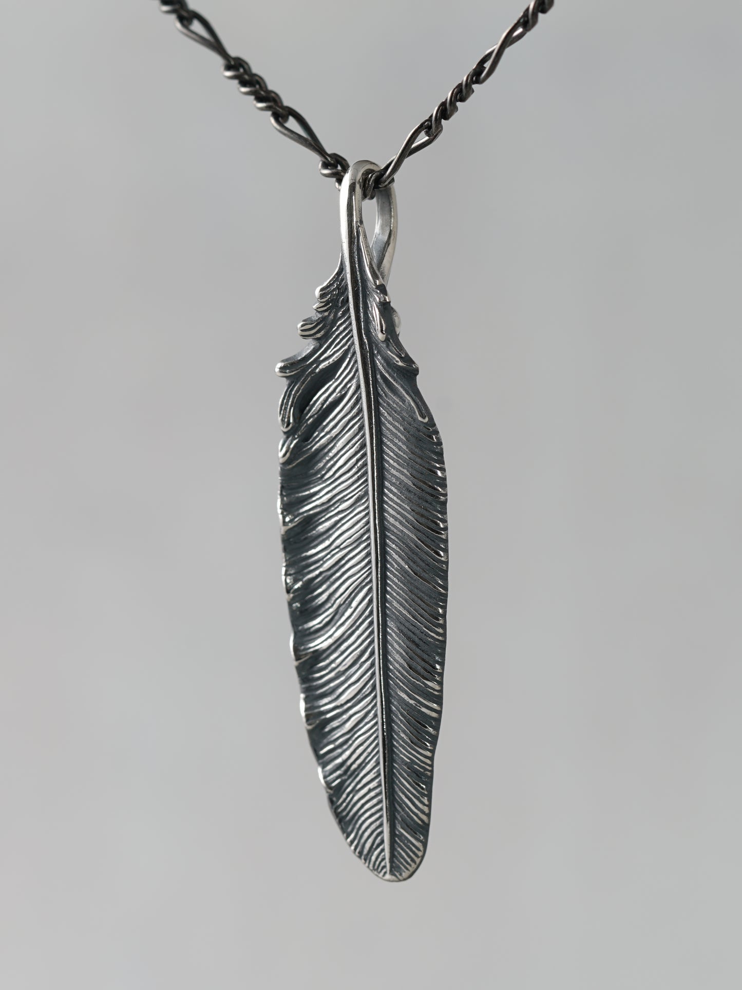 QN32P Feather Pendant B Polish ver.