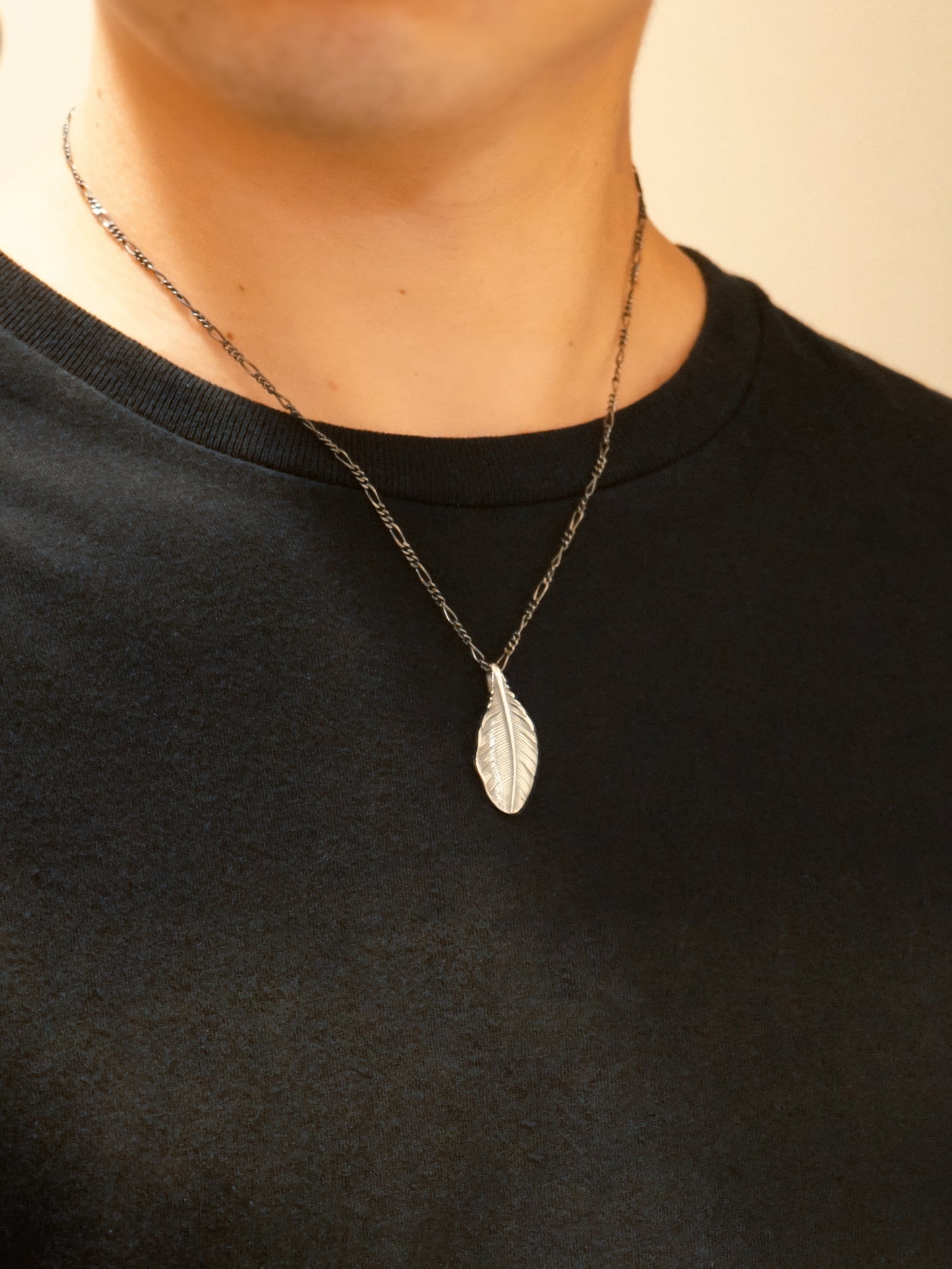 QN33P Feather Pendant C Polish ver.