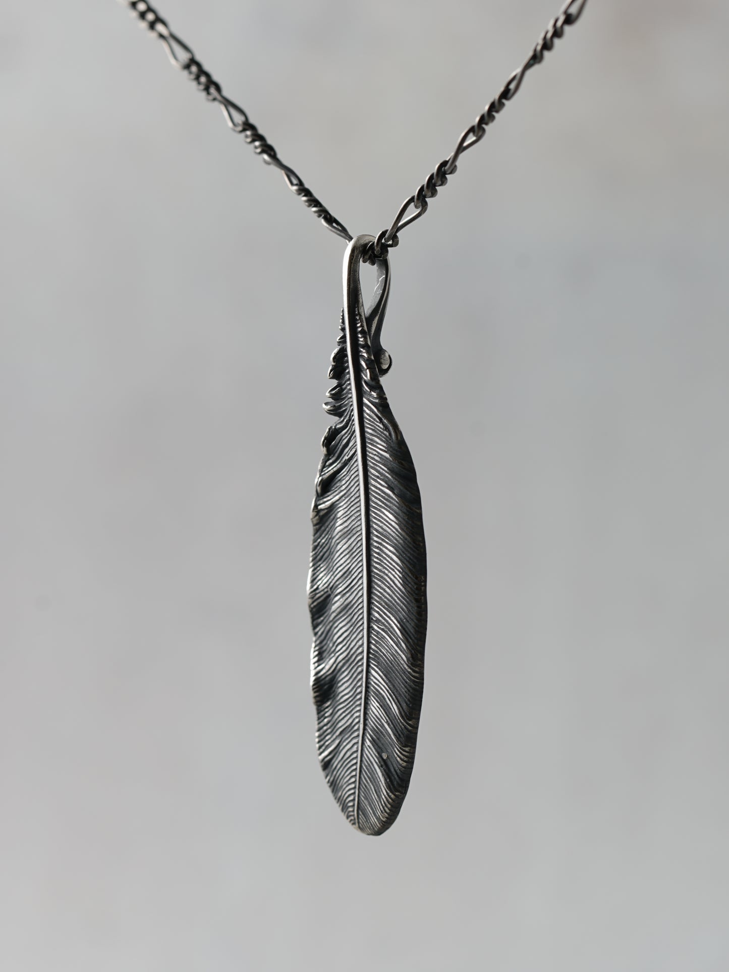 QN31P Feather Pendant A Polish ver.