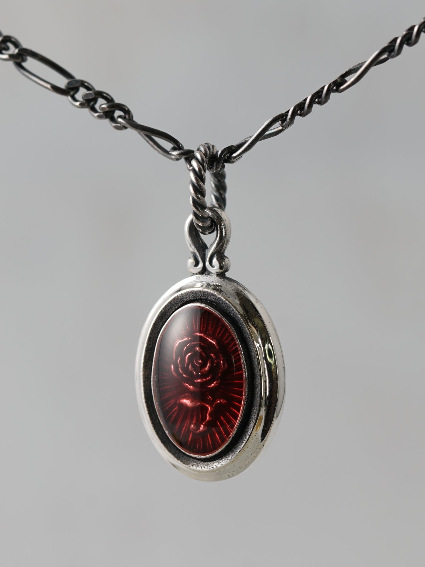 QN28P Rose Oval Pendant Polish ver.