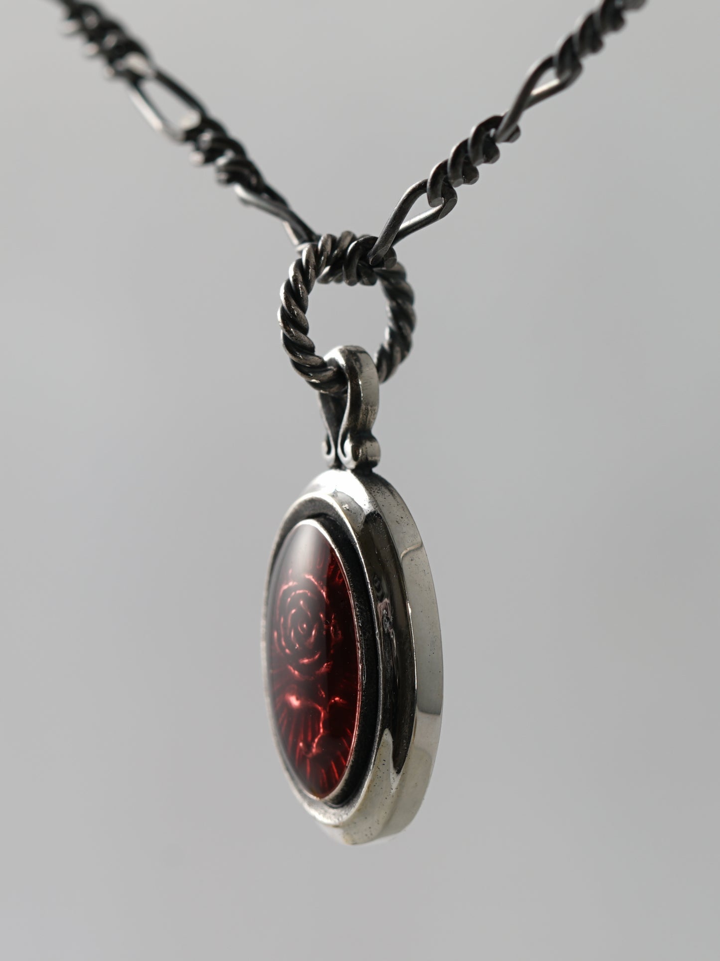 QN28P Rose Oval Pendant Polish ver.