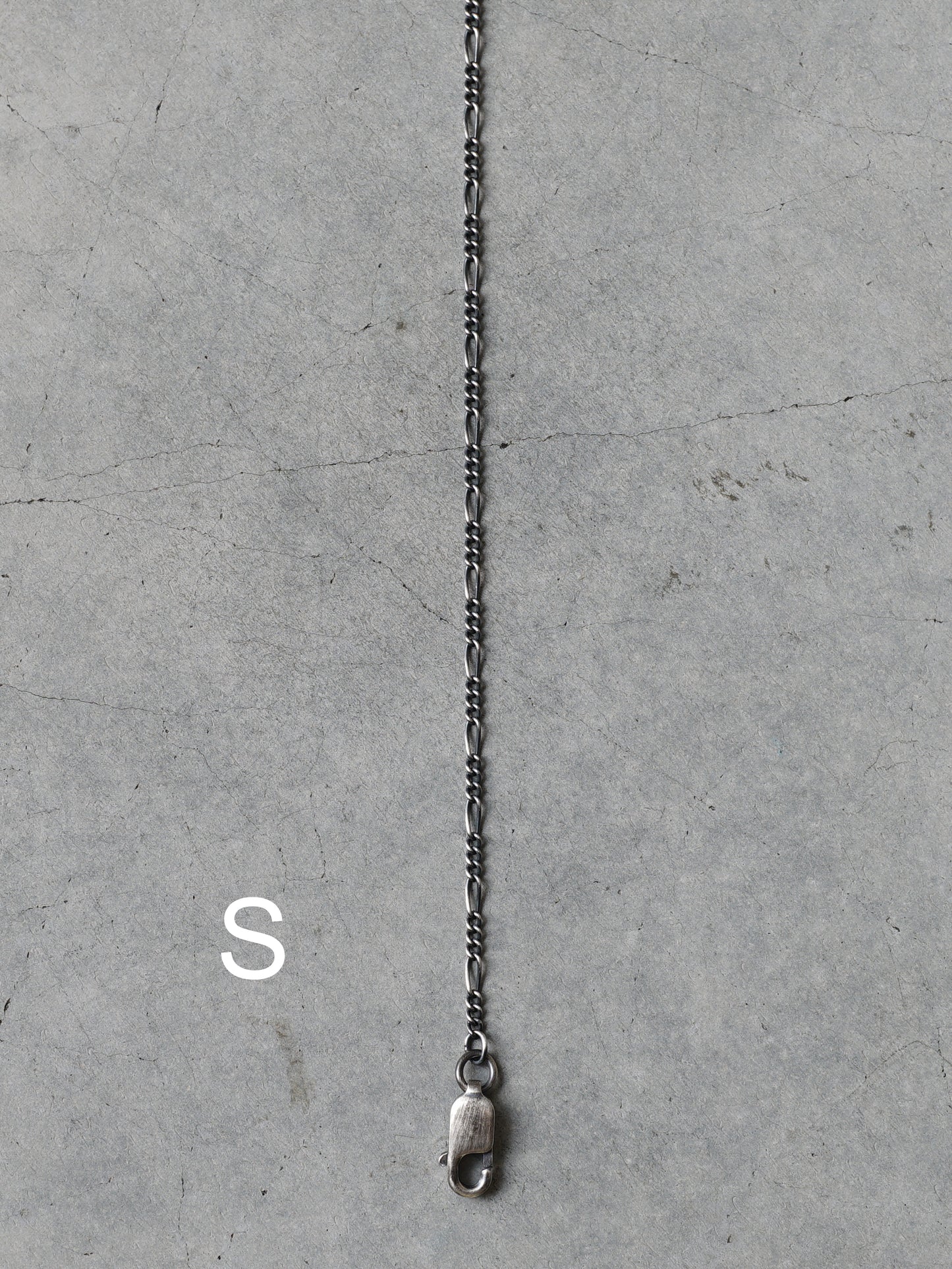 QO02SM Ajaster Figaro Chain M All Silver ver.