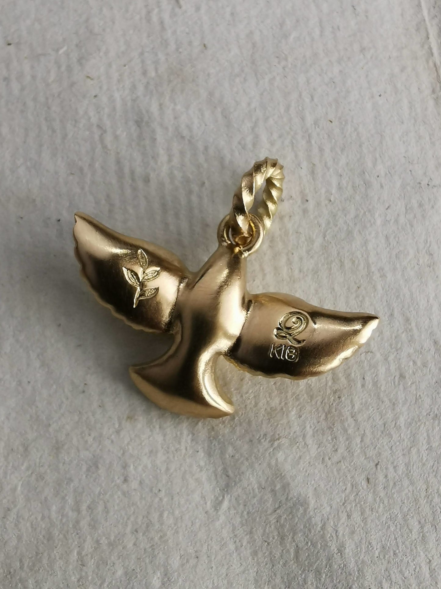QSO104 Peace Pendant K18 Custom