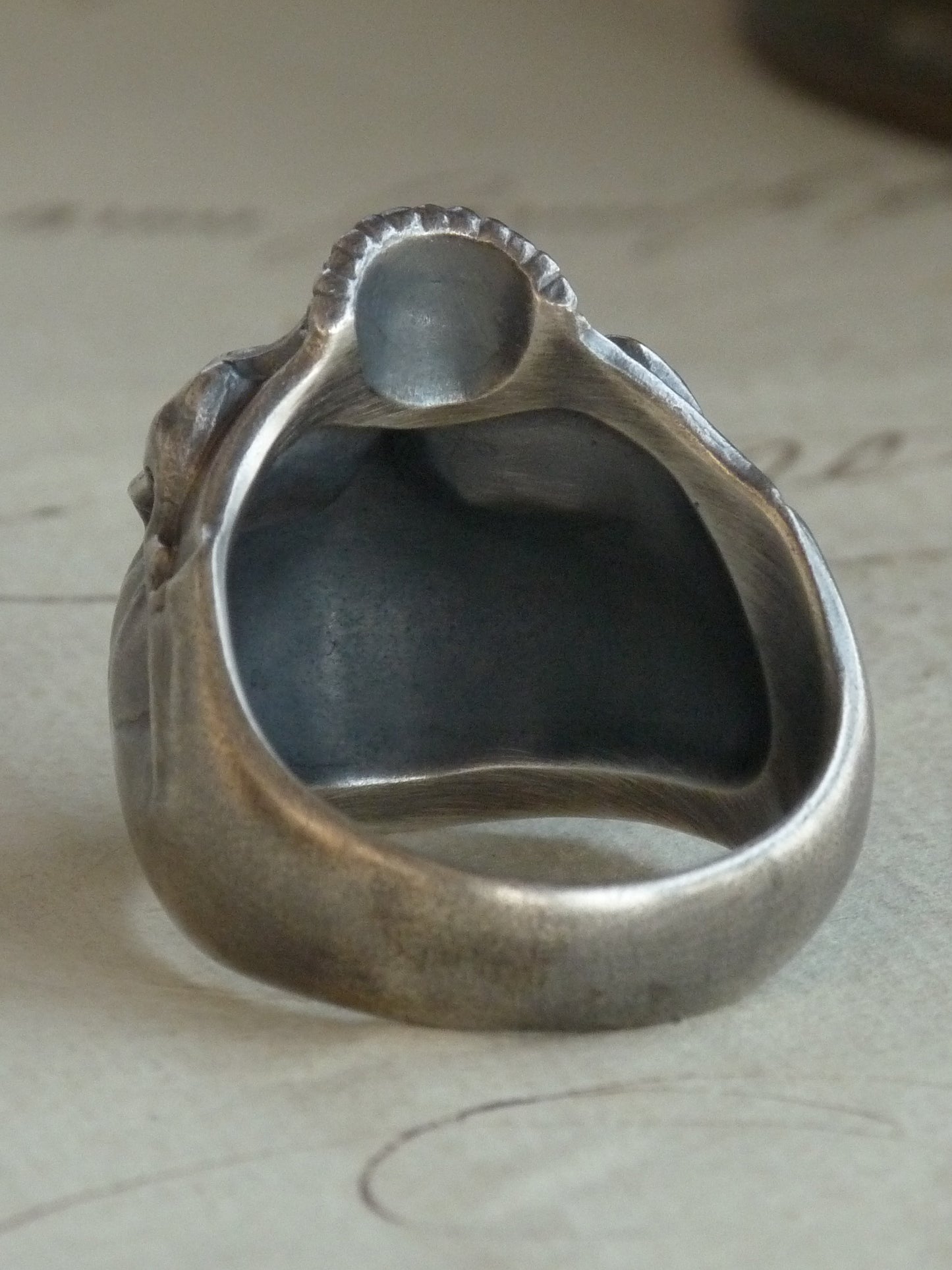 QSO114 Pinky Thanatos Ring Custom 6
