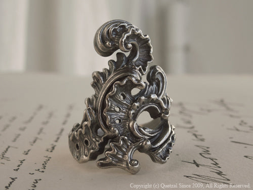 QR29A Rococo Ring 2 Antique ver.