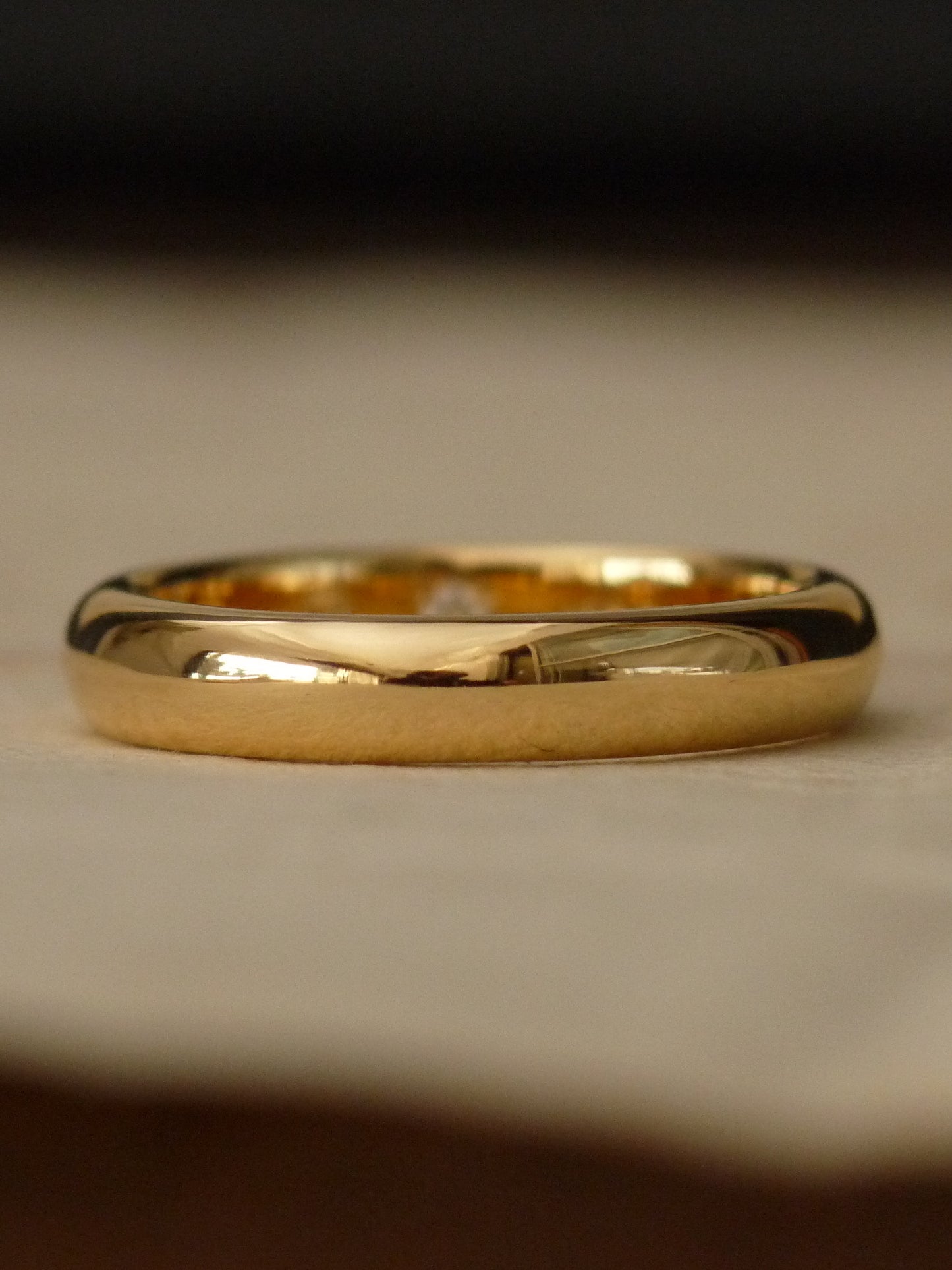 QFO041 K22 Gold Ring