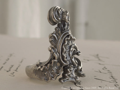 QR29A Rococo Ring 2 Antique ver.