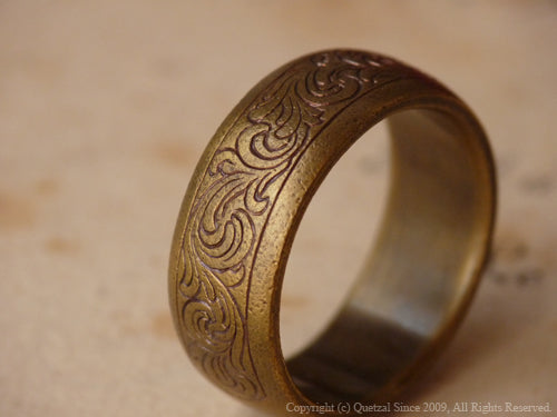 QR18B Engrave Ring Brass ver.