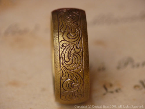 QR18B Engrave Ring Brass ver.