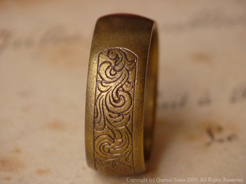 QR18B Engrave Ring Brass ver.