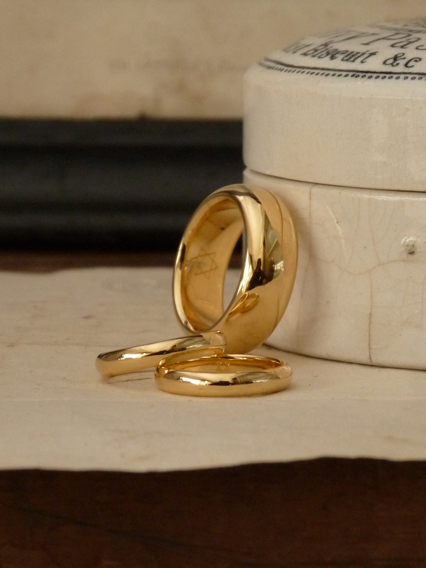 QFO041 K22 Gold Ring