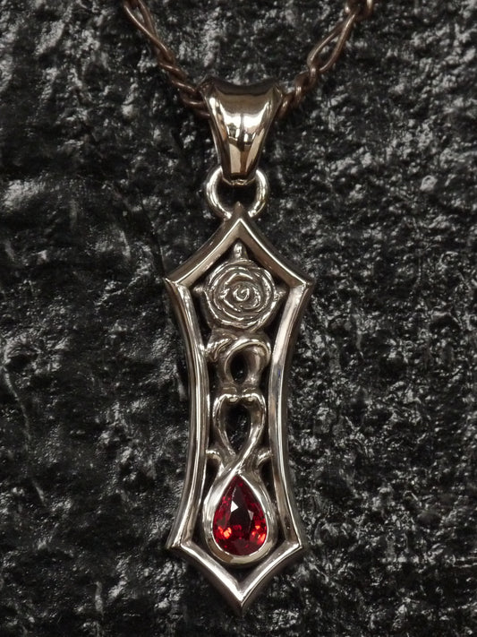 QFO057 Rose Pendant