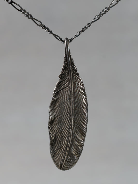 QN31A Feather Pendant A Antique ver.