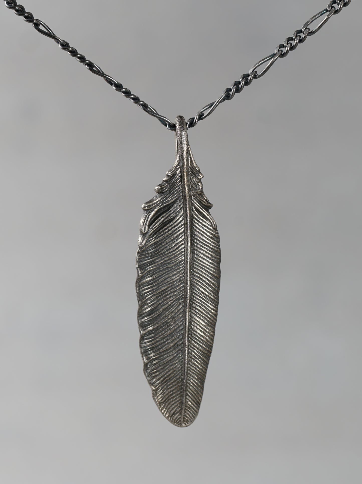 QN32A Feather Pendant B Antique ver.