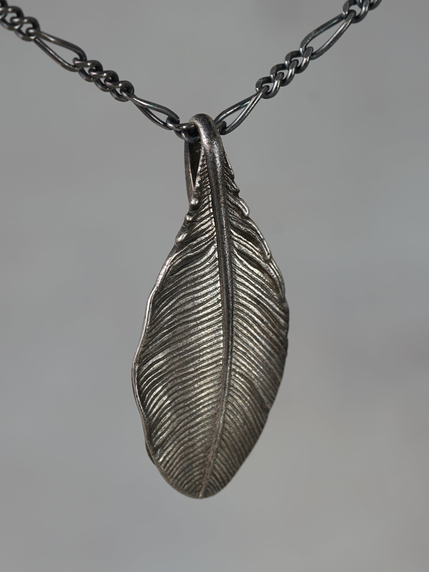 QN33A Feather Pendant C Antique ver.