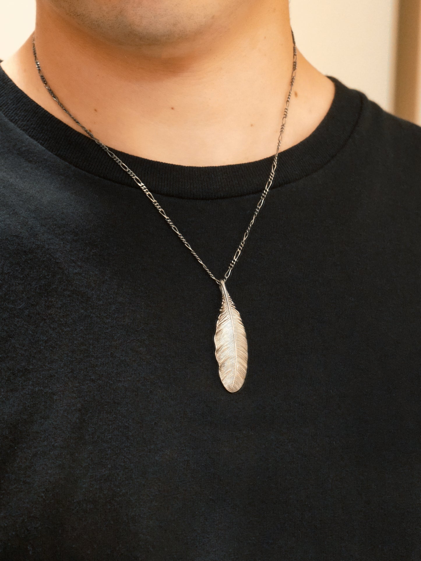 QN31A Feather Pendant A Antique ver.