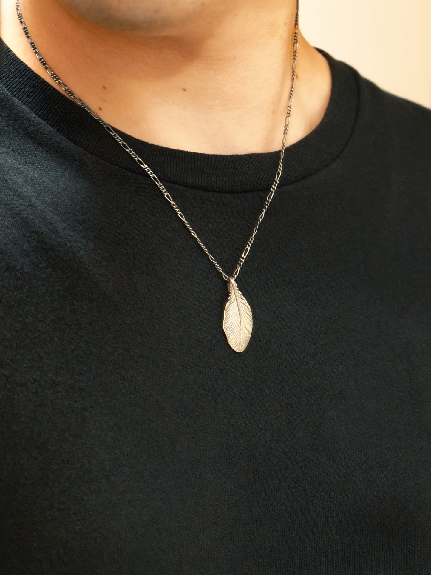 QN33A Feather Pendant C Antique ver.