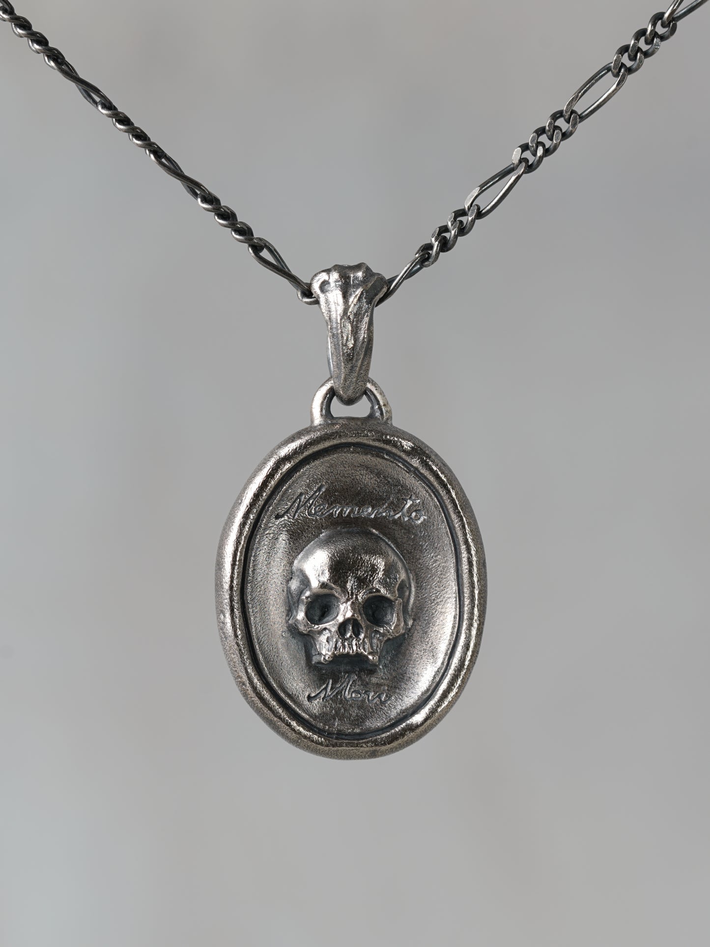 QN34A Memento Mori Skull Pendant Antique ver.