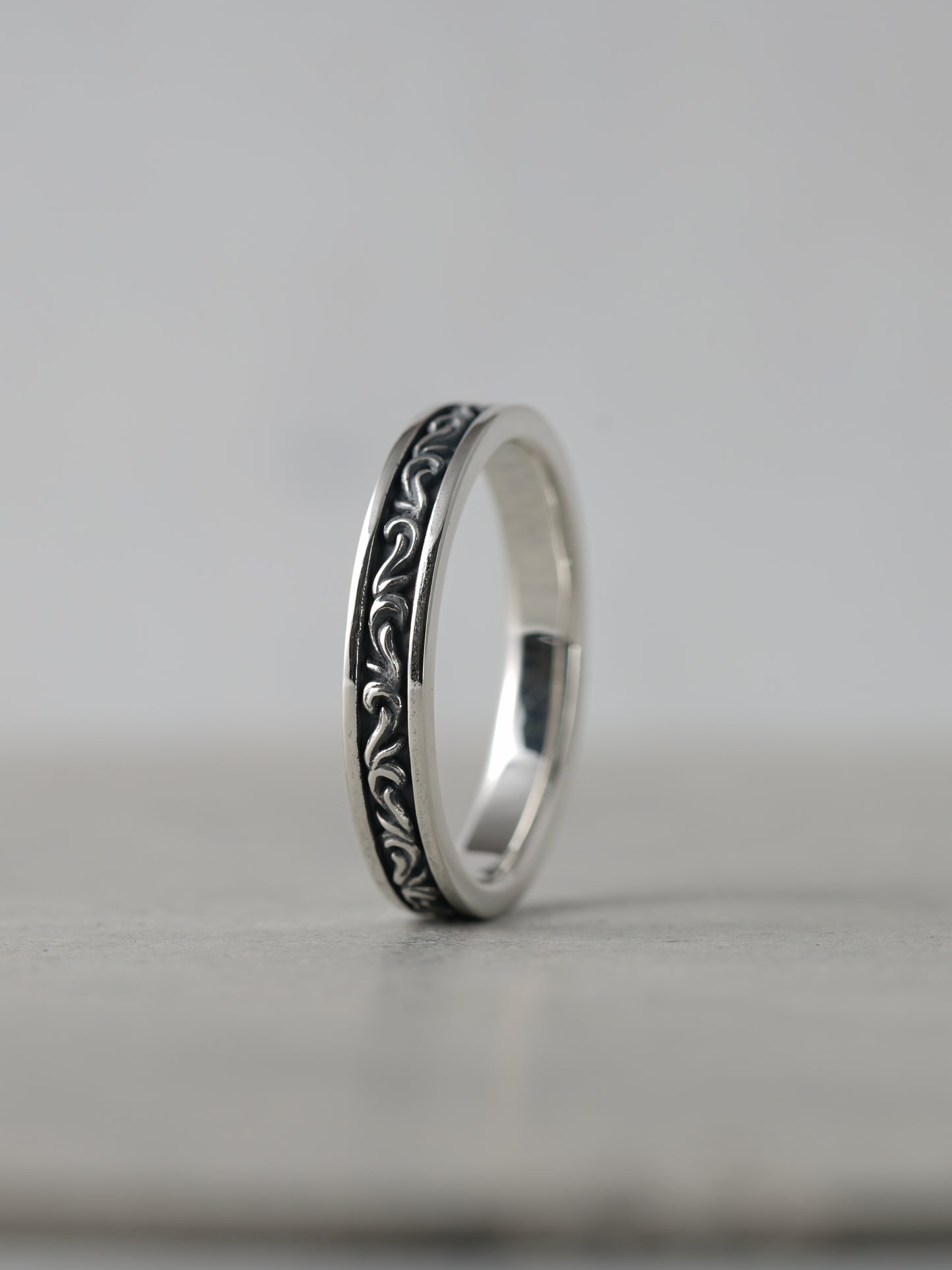 QR27P Flat Scroll Ring Polish ver.