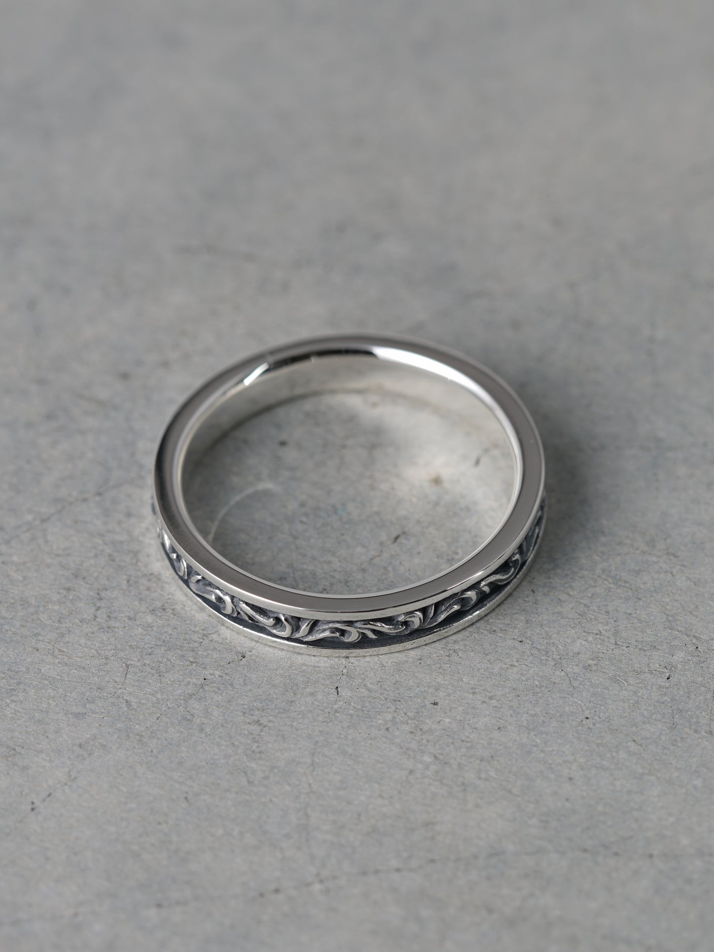 QR27P Flat Scroll Ring Polish ver.