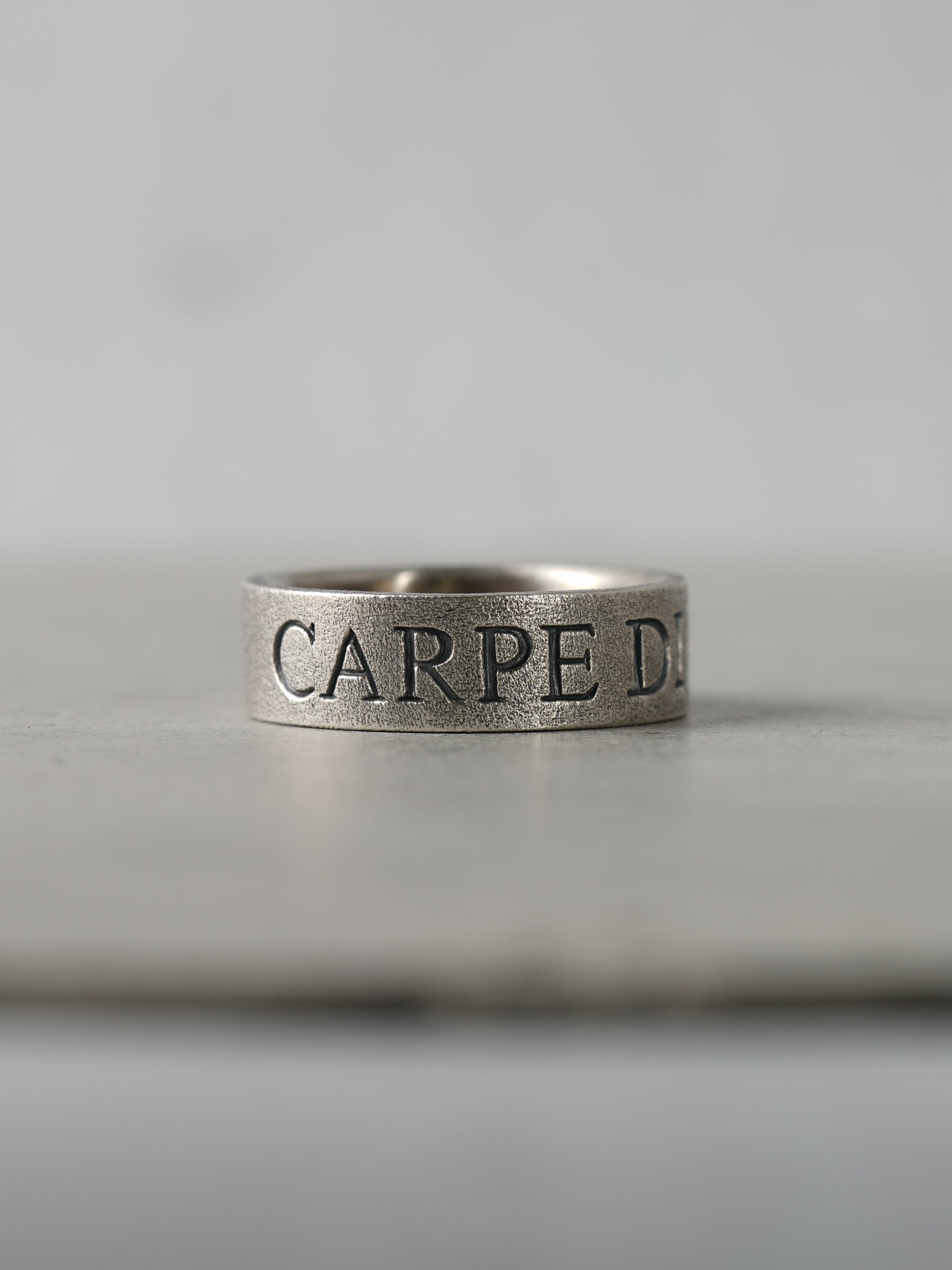 QR17A Carpe Diem Ring Antique ver. – Quetzal-Jewelry.com